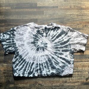 PINK Victoria's Secret Monochrome Tie-Dye Tee